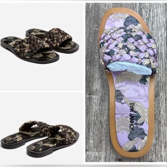 Johnny Was Woven Slides size 9.5 NIB - Picture 1 of 5